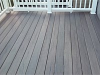 <b>TimberTech Terrain Silver Maple Deck Boards with White Vinyl Washington Railing in Millersville MD</b>